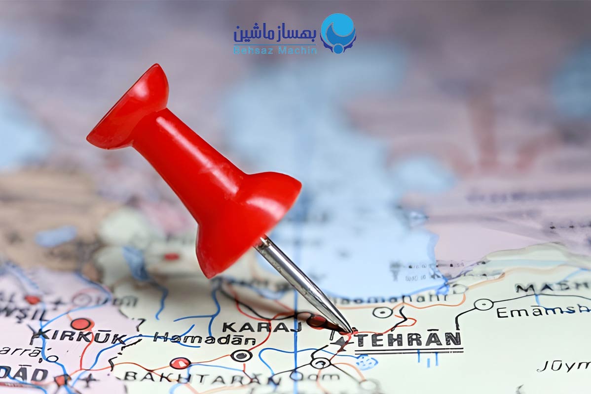 نقشه تهران